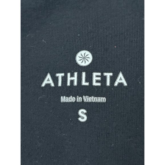 Athleta Solid Black High Rise Strappy Lattice Sublime 7/8 Tight Leggings S 77816 - Picture 9 of 15